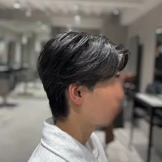 メンズ 曲がる縮毛/カルマパ ーマ/池袋/横村大全のヘアスタイル