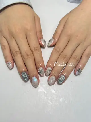 ネイル ongles chic24時間営業のネイルデザイン