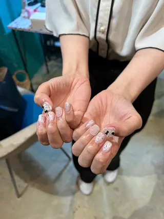 ネイル キラキラオメメ みずなのネイルデザイン