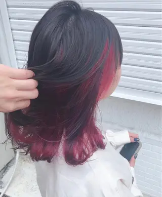 ミディアム Mavie hair所属・髪質改善×潤艶カラー ⭐️岡田崇彰のヘアスタイル