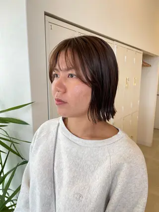 ミディアム カラー ヘアアレンジ 木村 架音のヘアスタイル