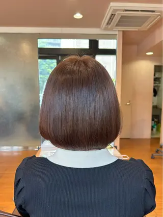 ショート カラー mahiro/暖色 カラー/カットモデルのヘアスタイル