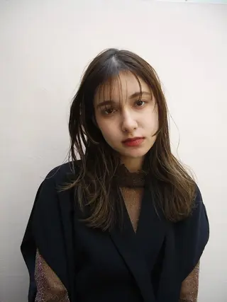 ロング カラー ヘアアレンジ marino マリノのヘアスタイル