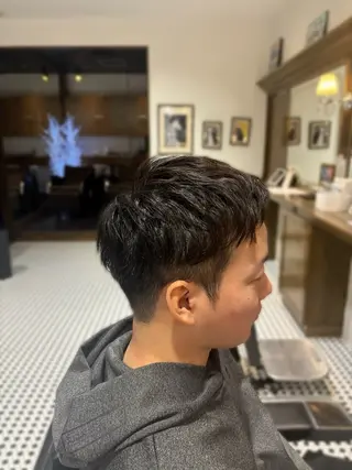 ショート メンズ レイヤーカット/艶髪 /パーマaikoのヘアスタイル