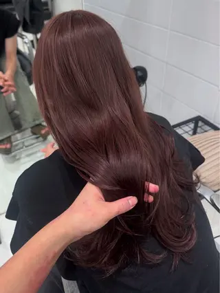 ロング カラー 原宿 ツヤカラー🫧 ちり🍎のヘアスタイル