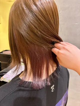 ミディアム カラー 🧡Say. ささもとまい🧡のヘアスタイル