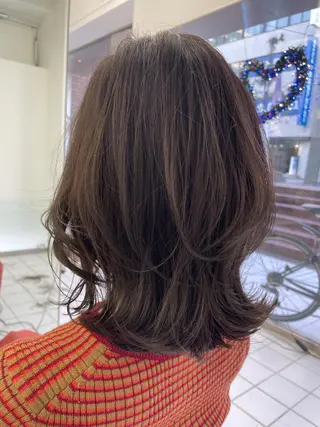 ミディアム HEADS  ex所属・HEADS ex市川 ママ美容師ARISAのヘアスタイル