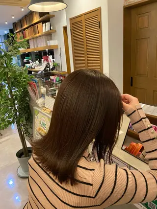 ミディアム 希優🌺ソムリエ /ブリーチ/カットのヘアスタイル