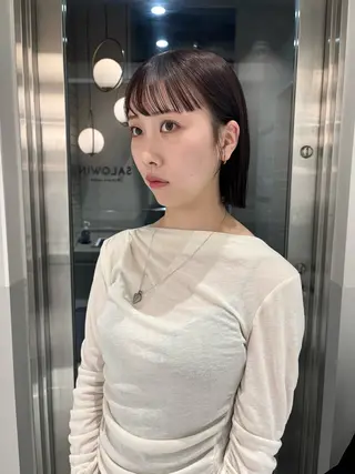 ショート カラー satsuki 暖色・ブラウンカラーのヘアスタイル