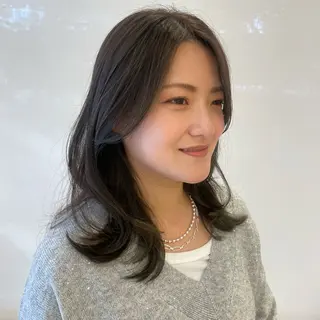 セミロング ボブレイヤー/韓国 ボブ/タイラユリ🍋のヘアスタイル