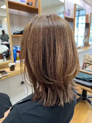 セミロング 近森 美帆[モーラ高石店]のヘアスタイル