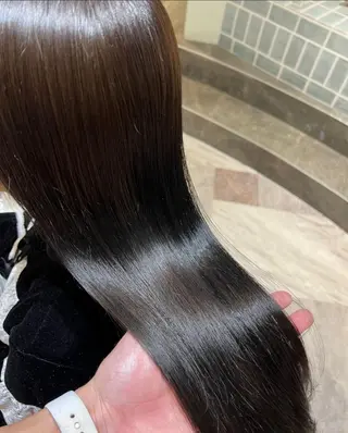 ロング 縮毛矯正/美髪カラー 松田空優哉のヘアスタイル