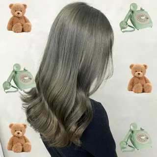 ロング カラー 韓国ヘア特化 💟 ララア 💟のヘアスタイル