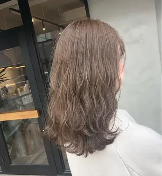 セミロング カラー lafithhair ruu.南本庄のヘアスタイル
