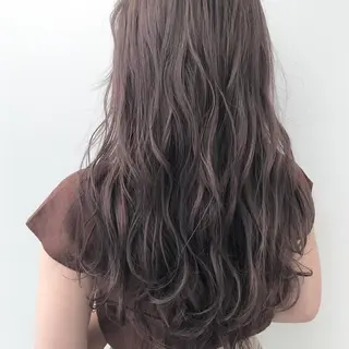 セミロング カラー ヘアアレンジ 🦄インナーカラー 🦄貫井彩花のヘアスタイル