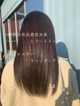 ロング カラー メンズ HAIR SALONgenie (ヘアーサロンジーニー)所属・嶋崎 啓人のヘアスタイル