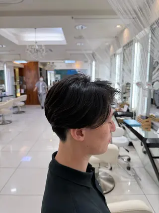 ショート パーマ メンズ 🔥men's🔥 三上 拓真のヘアスタイル