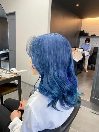 ロング maco 艶感ハイトーン🦋のヘアスタイル