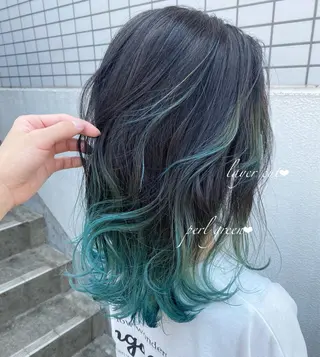 ロング カラー ヘアアレンジ Rene'所属・当日予約⭕️ JUNYAのヘアスタイル