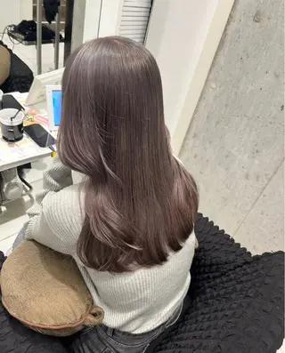 ミディアム りおな/エクステ /ミルクティーカラーのヘアスタイル