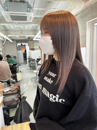 ミディアム カラー 八谷 将平のヘアスタイル