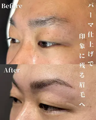 アイブロウ IWT hair design所属・メンズ眉毛サロン 垢抜け/天神大名店のマツエク・マツパデザイン