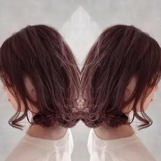 ミディアム ANDO HIKARIのヘアスタイル