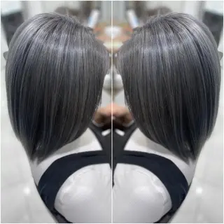 ミディアム カラー 全席個室 暖色カラー Zina松園優香🌸のヘアスタイル