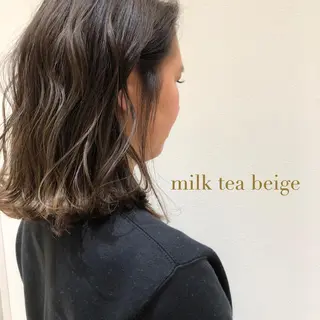 セミロング カラー BELLA/天王寺/ 似合わせ/木浦心のヘアスタイル