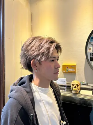 カラー メンズ WAVEY ft.fifth所属・横浜メンズカット パーマ/ショウゴのヘアスタイル