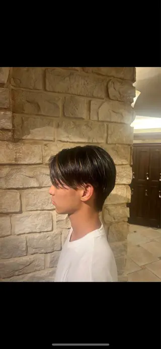 カラー メンズ Luce 府中【ルーチェ フチュウ】所属・Luce fuchu シミズ アカネのヘアスタイル