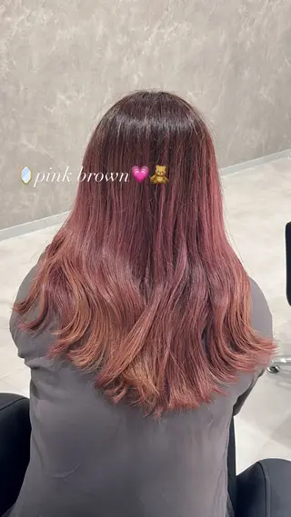 ロング カラー 🖤韓国系🇰🇷カ ラー/kokona❕のヘアスタイル