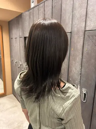 ミディアム カラー MASHU所属・レディースパーマ🌀 きだに りののヘアスタイル