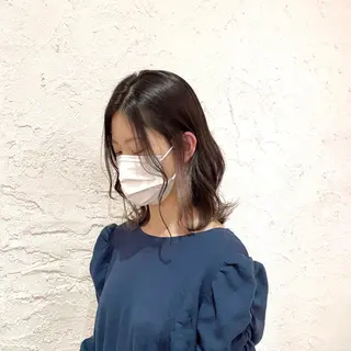 ミディアム 浅沼 ほのかのヘアスタイル