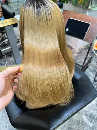 ロング パーマ 北花田美容師🍃村尾 光太/むらのヘアスタイル