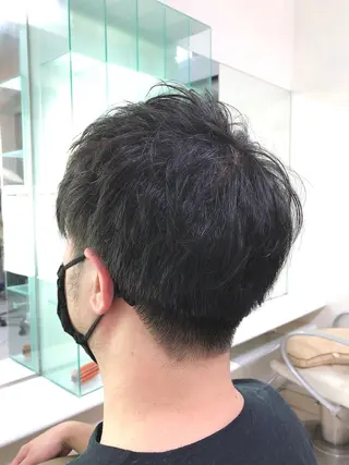 ショート メンズ 保住 亮太のヘアスタイル