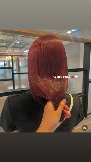 セミロング カラー ブリーチなしダブル カラー/なぎ🦖ᩚのヘアスタイル