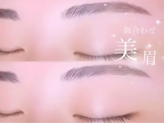 アイブロウ Richelle eyelash&nail 川越店所属・nagatomo anjuのマツエク・マツパデザイン