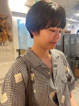 ショート パーマ さの あやねのヘアスタイル