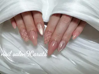 ネイル 💜ワンホンネイル ナインカラット💎のネイルデザイン