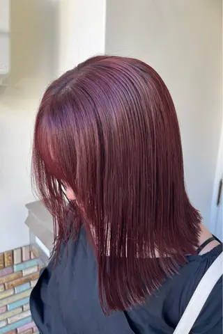 ミディアム 【艶髪カラー】 omiのヘアスタイル