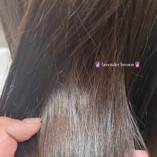 カラー 中村 帆花のヘアスタイル