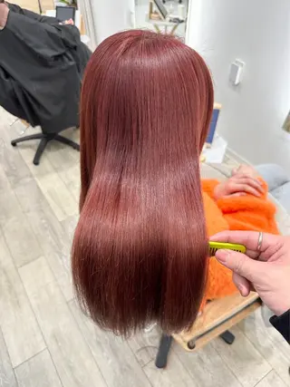 ロング 山崎結菜 🫧透明感カラーのヘアスタイル