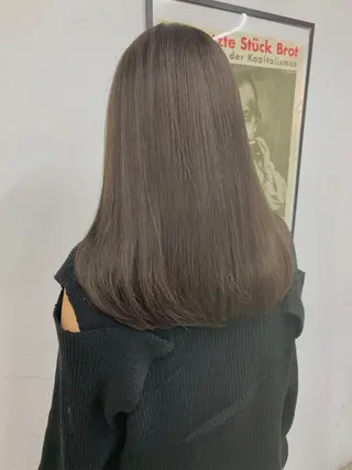 セミロング 韓国風/髪質改善 赤み消し✨junkiのヘアスタイル