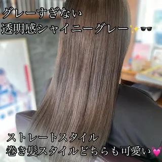 セミロング 加藤 実穂のヘアスタイル