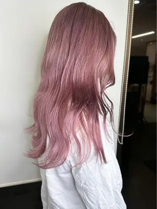 ロング カラー peg.hair所属・ブリーチカラー🫧 森　凪沙のヘアスタイル