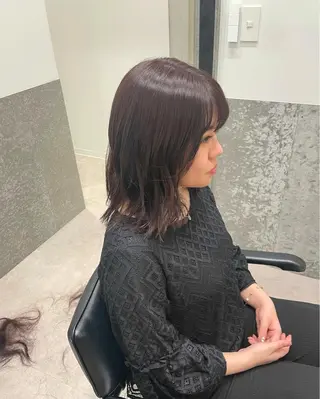 ミディアム 東京の技術を 京都で✂︎🕊️💖のヘアスタイル