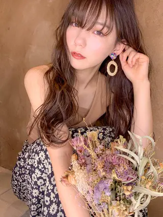 ロング 本町/新町/心斎橋 透明感カラーSANCのヘアスタイル