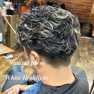 ショート パーマ メンズ ツイスパ/メンズ特化 🦋𝑺𝑶𝑵𝑬の眉毛・アイブロウイメージ