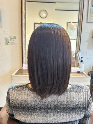 ミディアム カラー 美容室KURAKU 笹塚店所属・半澤 亜実🪐のヘアスタイル
